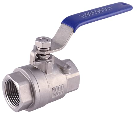 Van bi inox nối ren 2-PC